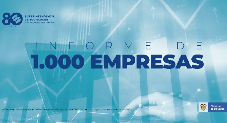 Supersociedades presenta el informe de las 1.000 empresas más grandes del país